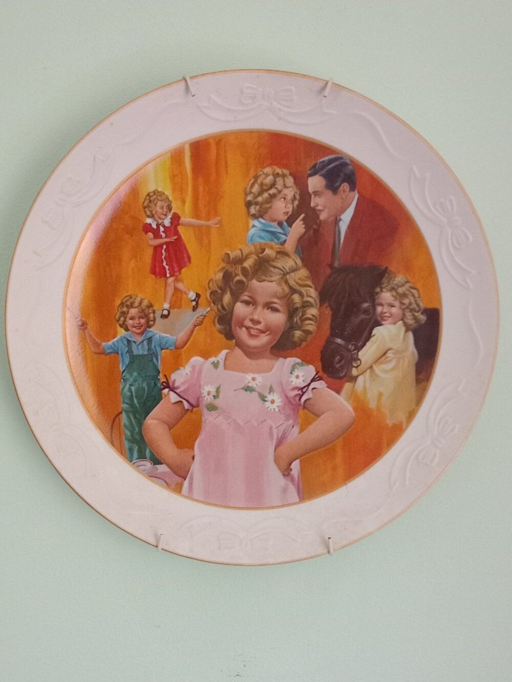 "Curly Top" Plate
